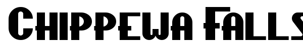 Chippewa Falls NF font