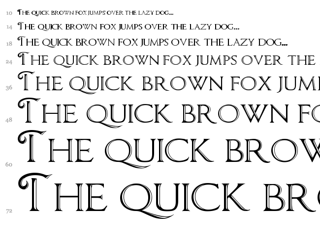 Chocolate Box font waterfall