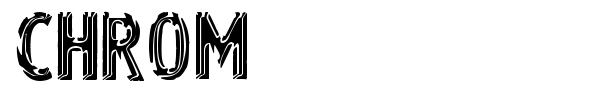 Chrom font