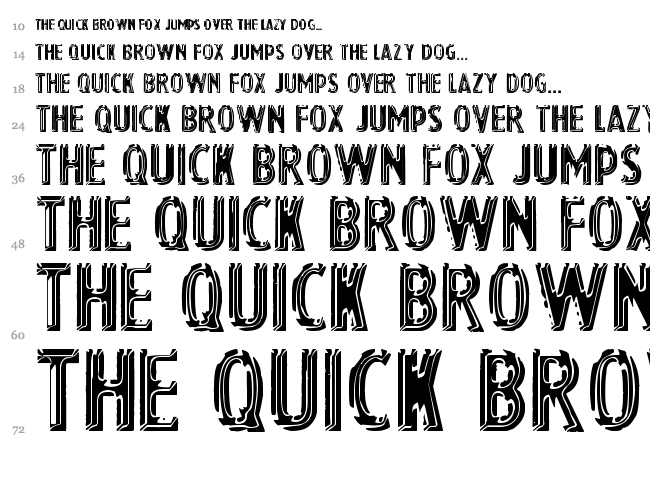 Chrom font waterfall