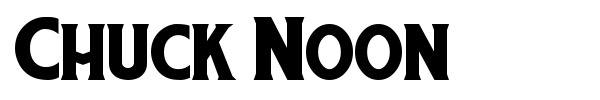 Chuck Noon font