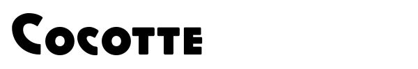 Cocotte font preview