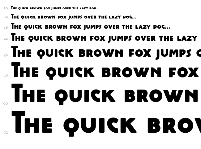 Cocotte font waterfall