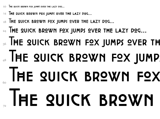 Cocotte font waterfall