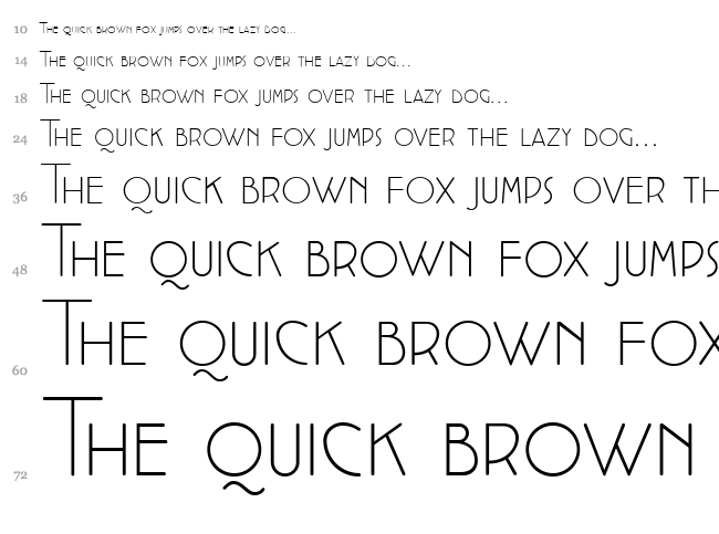 Cocotte font waterfall