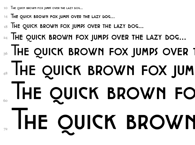 Cocotte font waterfall