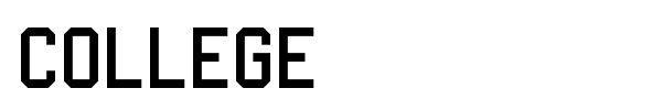 College font preview