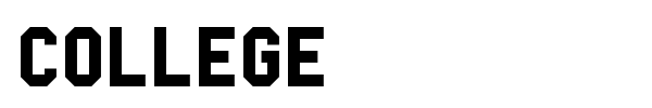 College font preview
