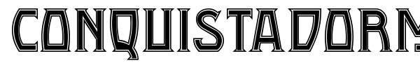 Conquistadorman NF font