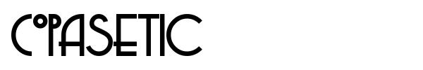 Copasetic font