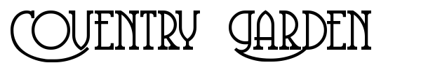 Coventry Garden font