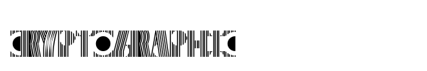 Cryptographic font