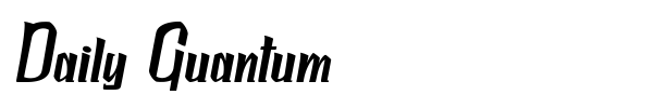 Daily Quantum font