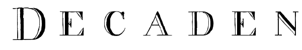 Decadence font preview