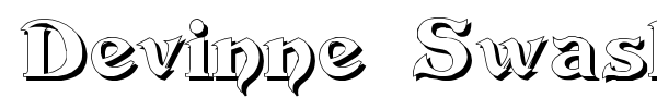Devinne Swash font