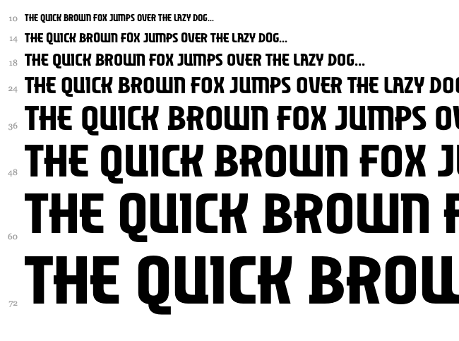 dfdMiliciana font waterfall
