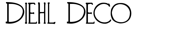 Diehl Deco font