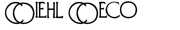 Diehl Deco font preview