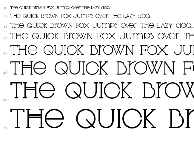Diglossia Std font waterfall