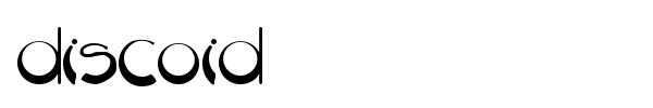 Discoid font