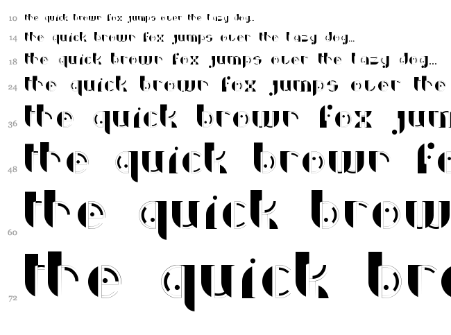 Discoverie font waterfall