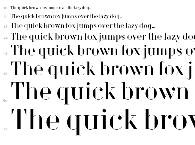 Dita Sweet font waterfall