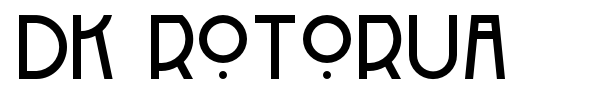 DK Rotorua font