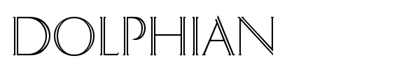 Dolphian font