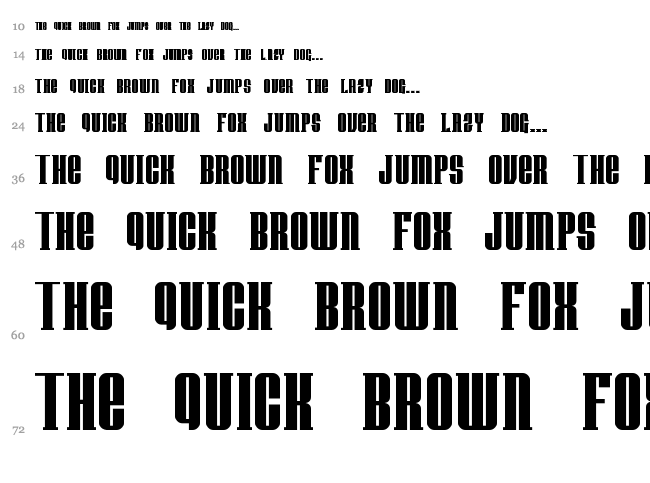 Donnie font waterfall