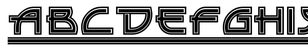 Drive-Thru font preview