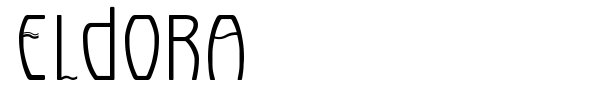 Eldora font