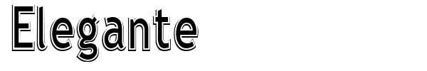 Elegante font