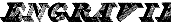 Engravier Initials font