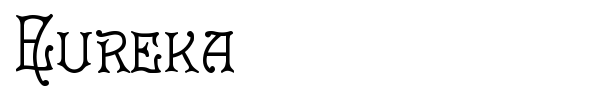 Eureka font