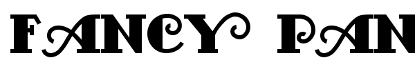 Fancy Pants font
