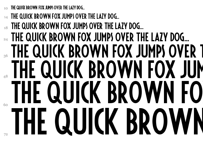 Fiesta font waterfall