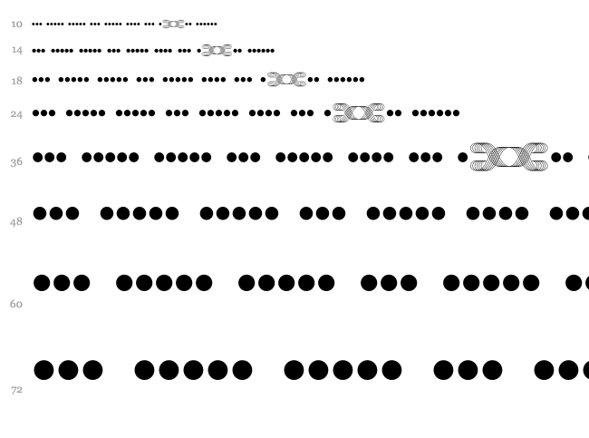 Foglihten Black Pcs font waterfall