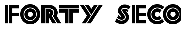 Forty Second Street font