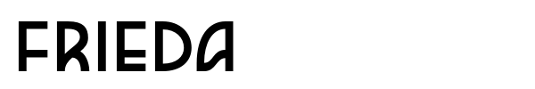 Frieda font