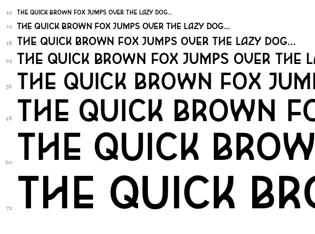 Frieda font waterfall