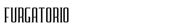 Furgatorio font