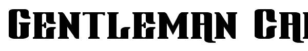 Gentleman Caller font preview