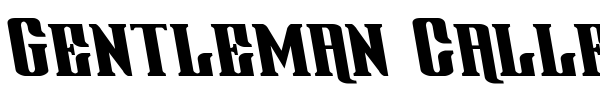 Gentleman Caller font preview