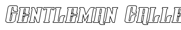 Gentleman Caller font preview