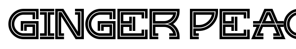 Ginger Peachy font