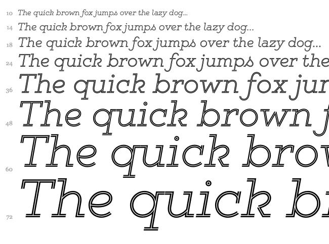 Gist font waterfall