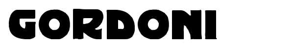Gordoni font