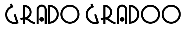 Grado Gradoo NF font