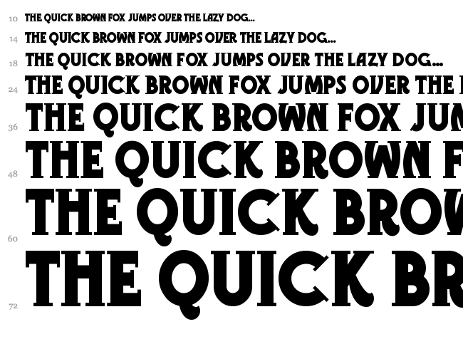 Gramophone NF font waterfall