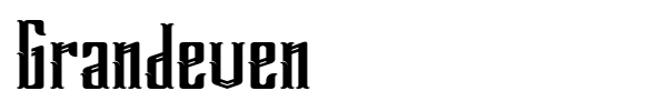 Grandeven font